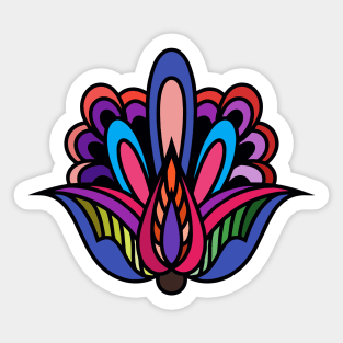 Mandala flower Sticker